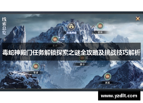 毒蛇神殿门任务解锁探索之谜全攻略及挑战技巧解析